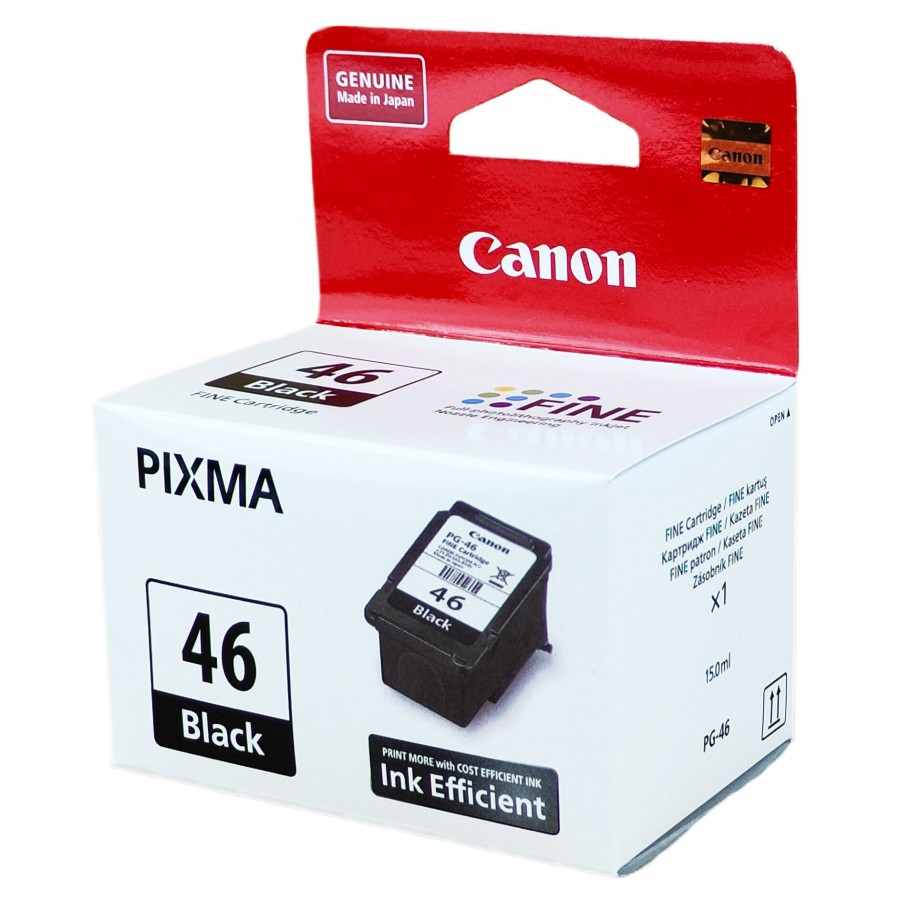 Картридж Canon PIXMA PG-46 Black E404 / E414 / E464 / 9059B001AA с быстрой доставкой