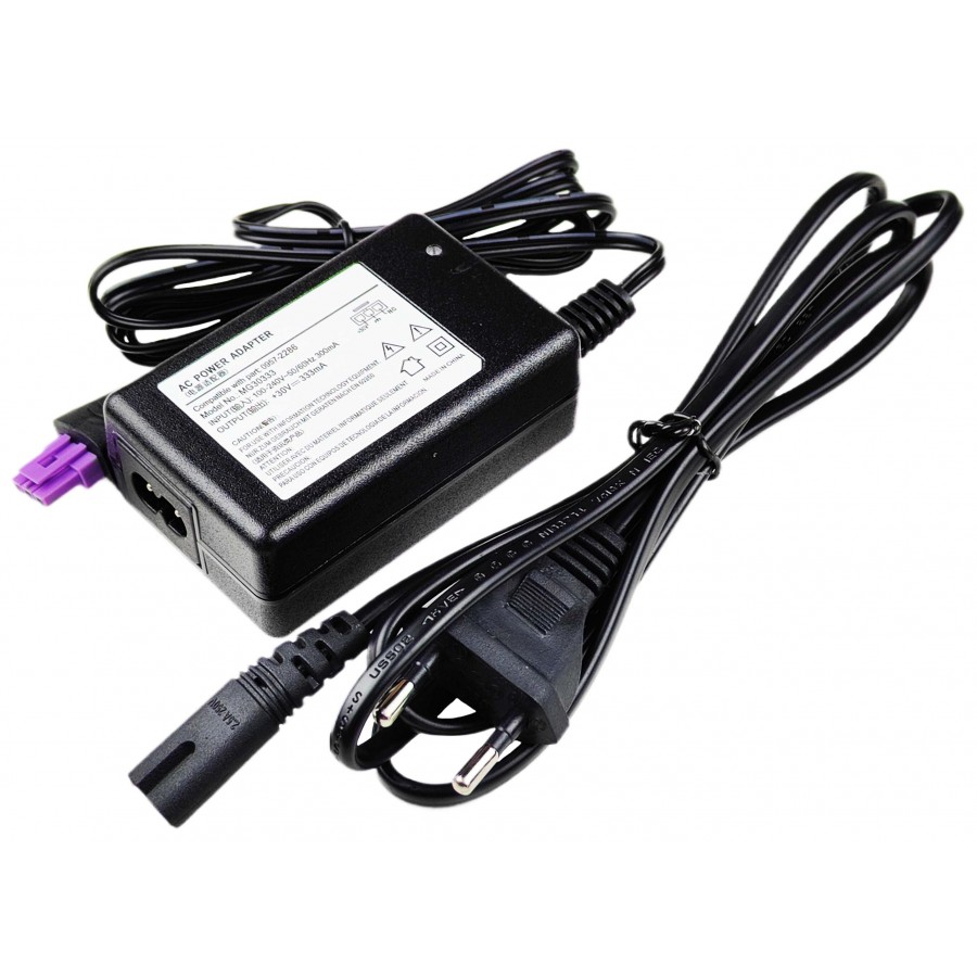 Блок питания + сетевой шнур HP DeskJet 1000 / 1050 / 1050А / 1051 / 1055 / 1056  /  2050 / 0957-2286K с быстрой доставкой
