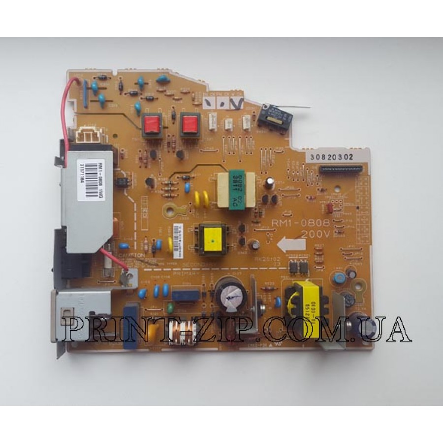 Плата блока питания в сборе HP LJ 1010/ HP LJ 1012/ HP LJ 1015/ LBP-2900/ LBP-3000/LBP-P1080  RM1-0808-040000 / RM1-0808-020CN  с быстрой доставкой