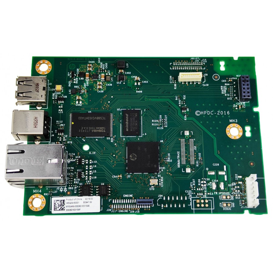 Главная плата форматирования, материнская плата, сетевая HP LJ Pro M404N / W2Q09-60001 с быстрой доставкой