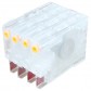 Комплект демпферів, картриджів з чіпами 4 шт. для СБПЧ для HP DesignJet T120 / T125 / T130 / T520 / T525 / T530 / DKH117-4C з швидкою доставкою