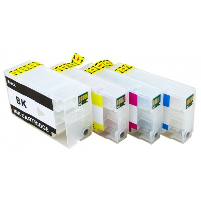 Перезаправляемые картриджи, ПЗК Printero с чипами 4 шт. для Canon MAXIFY MB2040 / MB2140 / MB2340 / MB2740 / RC-1U00 Перезаправляемые картриджи, ПЗК Printero с чипами 4 шт. для Canon MAXIFY MB2040 / MB2140 / MB2340 / MB2740 / RC-1U00