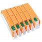 Перезаправляемые картриджи, ПЗК Printero с чипами 6 шт. для Canon PIXMA TS8050 / TS9050 / MG7750 / MG7752 / RC-570/6C с быстрой доставкой