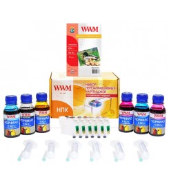 Набор перезаправляемых картриджей WWM для Epson Stylus Photo R270 / T50 / T59 / TX650 / TX659 / RC.T082T