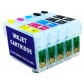Перезаправляемые картриджи, ПЗК Printero с чипами 5 шт. для Epson Stylus Office TX510FN / T1100 / RE-E731HN с быстрой доставкой