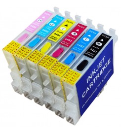 Перезаправляемые картриджи, ПЗК Printero без чипов для EPSON STYLUS PHOTO R200 / R220 / R320 / RX500 / RX600 / RE-T0481L
