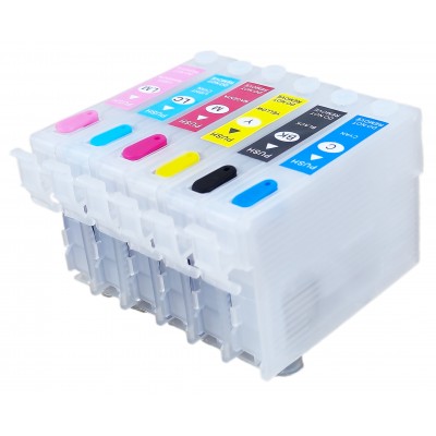 Перезаправляемые картриджи, ПЗК Printero без чипов 6шт. для Epson Stylus Photo R270 / R290 / R295 / R390 / TX650 / RE-T0821L Перезаправляемые картриджи, ПЗК Printero без чипов 6шт. для Epson Stylus Photo R270 / R290 / R295 / R390 / TX650 / RE-T0821L
