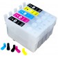 Перезаправляемые картриджи, ПЗК Printero с чипами 5 шт. для Epson Stylus Office BX310FN / BX320FW / RE-T12915C с быстрой доставкой