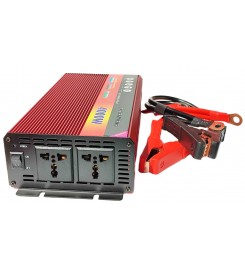 Перетворювач струму. Автомобільний інвертор 12V 220V 4000W USB-роз'єм з напругою 5В