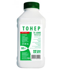 Тонер ColorWay для Canon LBP6000 / LBP6020 / LBP6200 пляшка 80г Black / TC-6000