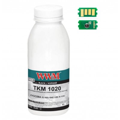 Тонер+чип WWM для KYOCERA FS-1020 / 1040 / 1120 / TK-1110 бутль 90г Black TC-TK-1110-90-WWM Тонер+чип WWM для KYOCERA FS-1020 / 1040 / 1120 / TK-1110 бутль 90г Black TC-TK-1110-90-WWM