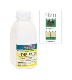 Тонер+чип WWM для HP CLJ CP1025 бутль 35г Yellow TC1025Y