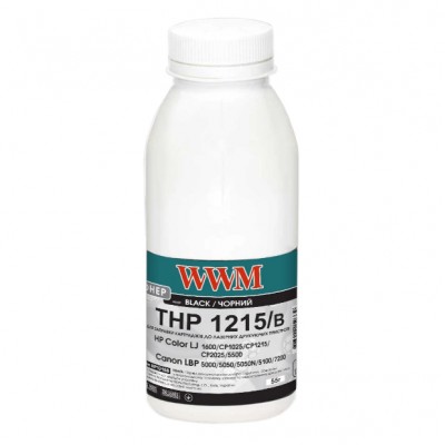Тонер WWM для HP CLJ CP1215 / CP1515 / CM1312 бутль 55г Black HP1215B Тонер WWM для HP CLJ CP1215 / CP1515 / CM1312 бутль 55г Black HP1215B