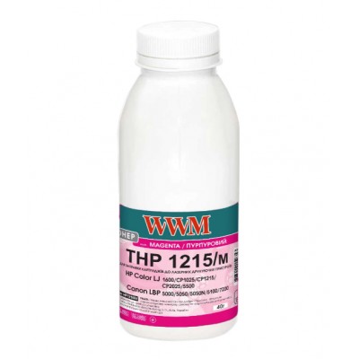 Тонер WWM для HP CLJ CP1215 / CP1515 / CM1312 бутль 40г Magenta HP1215M Тонер WWM для HP CLJ CP1215 / CP1515 / CM1312 бутль 40г Magenta HP1215M