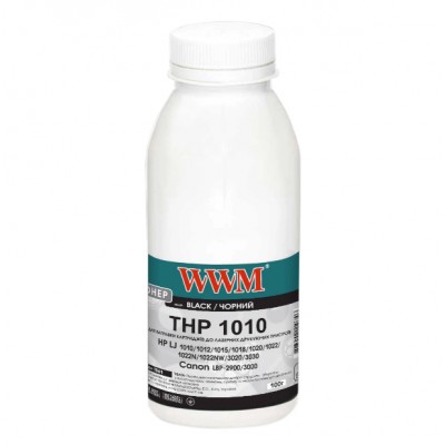 Тонер WWM для HP LJ 1010 / 1020 / 1022  пляшка 100г Black TB61