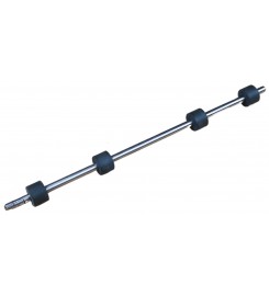 Вал подачи, четыре резинки на мет. оси Samsung ML-1510 / ML-1630 / ML-1710/ ML-1750 / SCX-4100 / SCX-4200 / SCX-4300 / Xerox Phaser 3120 / Xerox Phaser 3130  JC66-00526A 