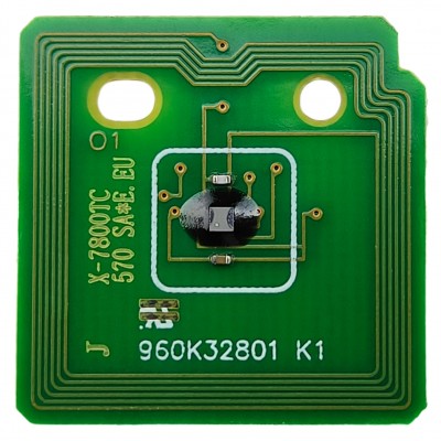 Чип Printero для картриджа Xerox Phaser 7800 Cyan 17.2K / PEXer7800T-C570 Чип Printero для картриджа Xerox Phaser 7800 Cyan 17.2K / PEXer7800T-C570