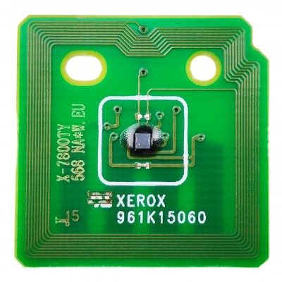 Чип Printero для картриджа Xerox Phaser 7800 Yellow 17.2K / PEXer7800T-Y568 Чип Printero для картриджа Xerox Phaser 7800 Yellow 17.2K / PEXer7800T-Y568