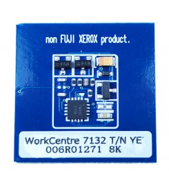 Чип Printero для картриджа Xerox WorkCentre 7132 / 7232 / 7242 Yellow 8K / PEXer7132T-Y