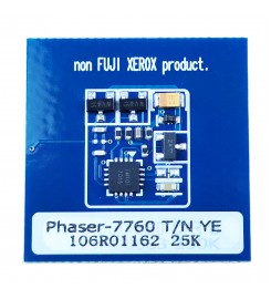 Чип Printero для картриджа Xerox Phaser 7760 / 7760DN / 7760DX / 7760GX Yellow 25K / PEXer7760T-Y