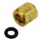 Шестигранная гайка с уплотнителем для демпферов 4×3 мм / 6G4X3
