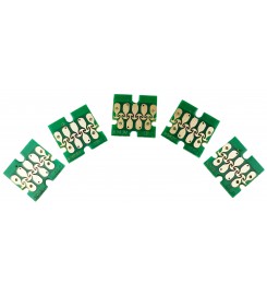Комплект чипов Printero для ПЗК 5шт. Epson Surecolor T3000 / T3070 / T3200 / T3270 / T7000 / T7070 / T7200 / PE-T694
