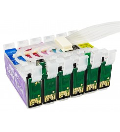 СНПЧ PRINTERO для Epson 1410 / T50 / T59 / R270 / R290 / R390 / RX590 / RX610 / TX650 / PE6T821NRB