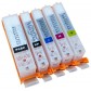 Перезаправляемые картриджи, ПЗК Printero с чипами 5 шт. для Canon PIXMA MG5740 / MG6840 / TS5040 / TS6040 / RC-470/5C с быстрой доставкой