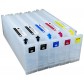 Перезаправляемые картриджи для плоттеров Epson Surecolor T3000 / T5000 / T7000 с одноразовыми чипами, 5шт. по 700мл с быстрой доставкой Перезаправляемые картриджи для плоттеров Epson Surecolor T3000 / T5000 / T7000 с одноразовыми чипами, 5шт. по 700мл с быстрой доставкой