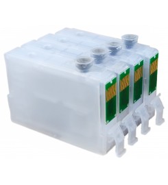 Перезаправляемые картриджи, ПЗК Printero с чипами 4 шт. для Epson STYLUS BX305 / S22 / SX125 / SX130 / SX230 / SX420W / RE-T1281