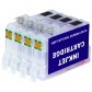 Перезаправні картриджі, ПЗК Printero з чіпами 4 шт. для Epson XP-103 / XP-203 / XP-303 / XP-323 / XP-33 / XP-406 / RE-T1711 з швидкою доставкою